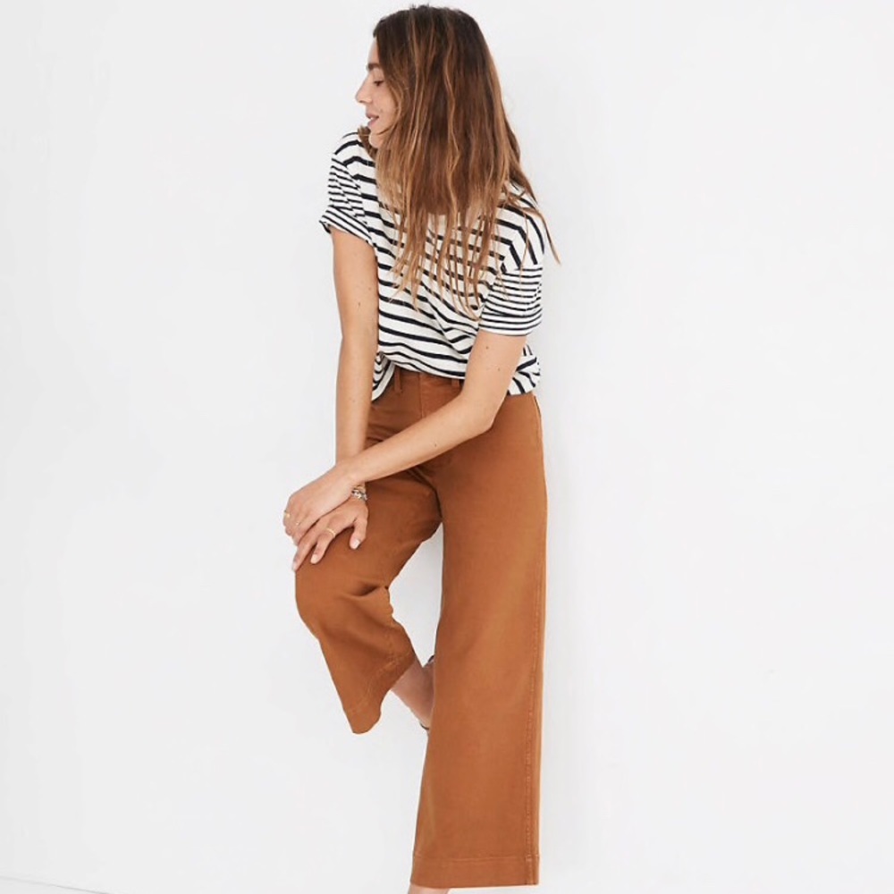 Madewell Emmett Wide-Leg Crop Pants